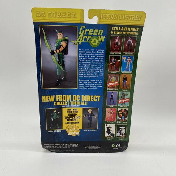 New Sealed DC Universe Direct Hard Traveling Heroes Green Arrow 2000 Vintage - Picture 2 of 3